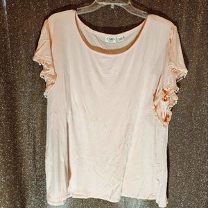 Light pink top